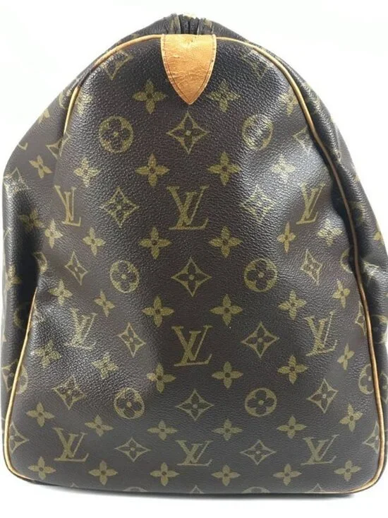 Louis Vuitton Boston Bag Keepall 55 Monogram Canvas Brown - Picture 4 of 9